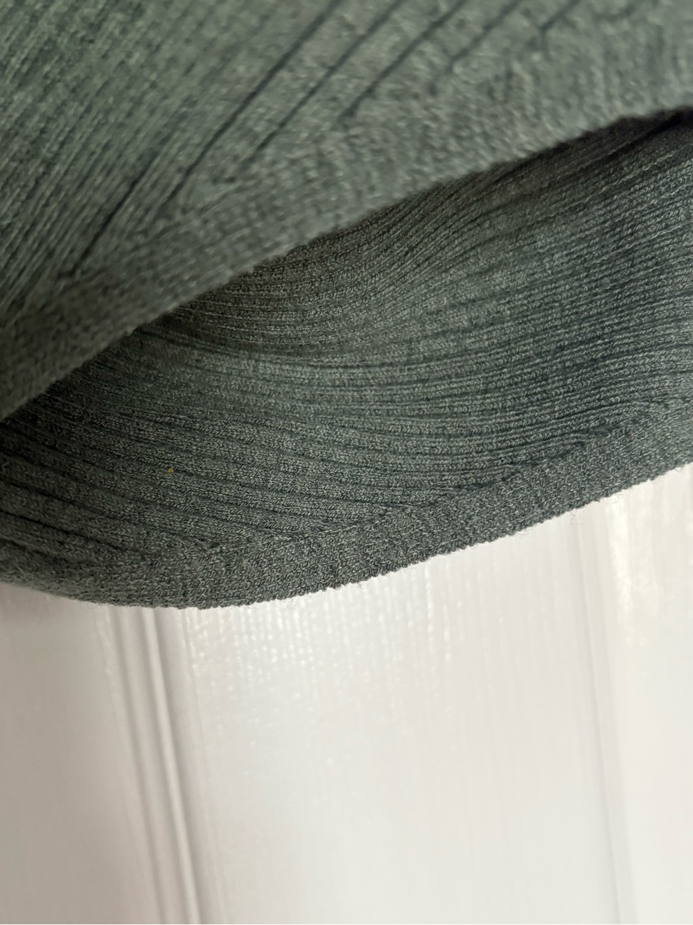 aerie Dark Green Ribbed Wrap Camisole - Picture 3 of 6